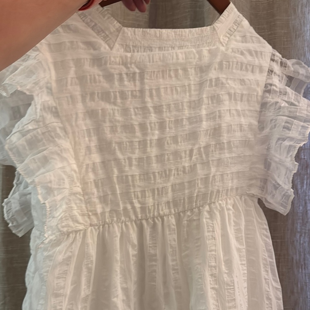 Anthropologie White Dress - Picture 8 of 8